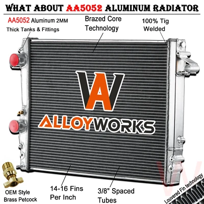 Radiator For 2010-2011 Maserati GranCabrio 09-18 GranTurismo 09-13 Quattroporte - Image 1 of 4