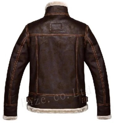 RE4 Resident Evil 4 Leon Kennedy's PU Leather Fur Jacket Unisex Halloween Anime - Bild 1 von 4
