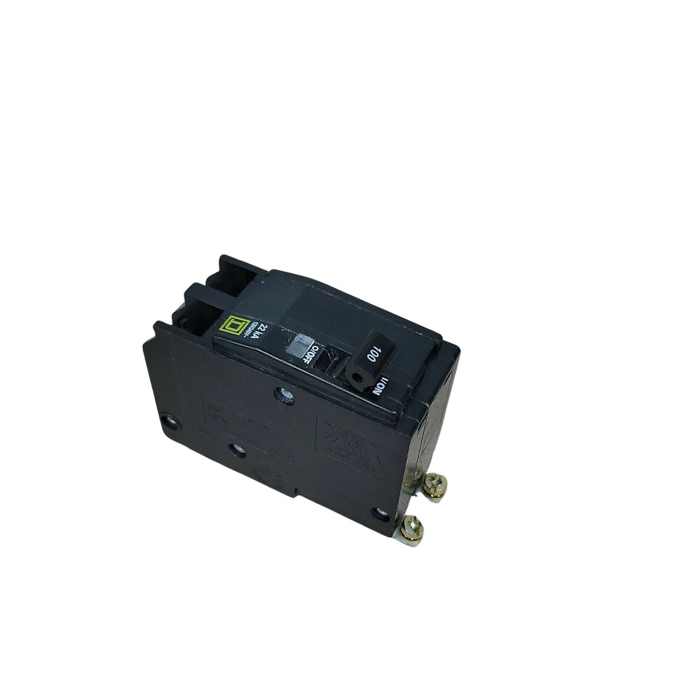 Square D QOB2100VH Miniature Circuit Breaker - 100 A, 2 Pole, 120/240 VAC
