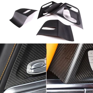 For Benz W464 G500 G63 2019-2025 Matte Carbon Fiber Door Seat Switch Cover Trim - Bild 1 von 10