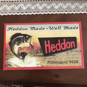 VINTAGE HEDDON 9630 PUNKINSEED BOX - Picture 1 of 3
