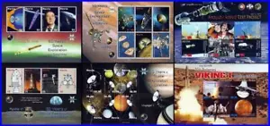 NEVIS 2006/08 SPACE EXPLORATION 6 M/S MNH CV$46.00 ASTRONOMY - Picture 1 of 1