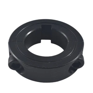 1" Lock Collar Clamp Go Kart Axle Bearing Sprocket Hub Locks Black - Picture 1 of 4