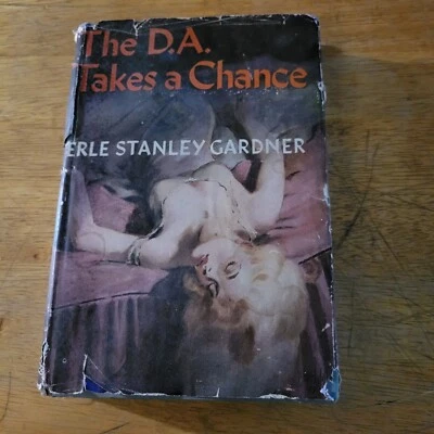 The D.A. Берет шанс Эрл Стэнли Гарднер / 1948 1-е издание HC-DJ - Изображение 1 из 4