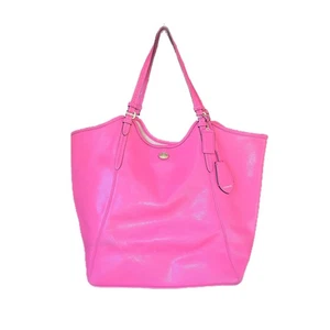 Bolso de Hombro COACH Peyton F26203 Cuero Granulado Rosa Fucsia - Imagen 1 de 23
