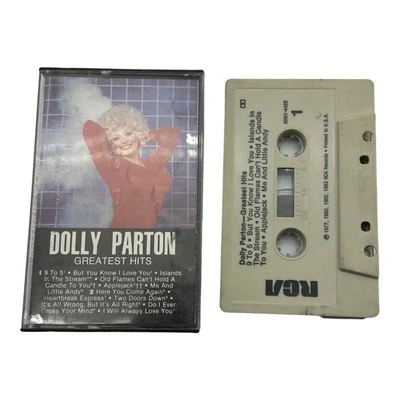 Dolly Parton Greatest Hits Cassette RCA AHK1-4422 1982 - Image 1 of 3