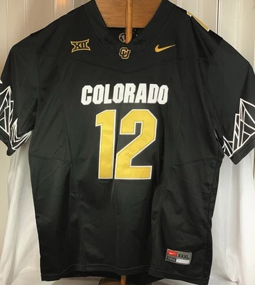 TRAVIS HUNTER #12 Colorado Buffaloes Adult XXXL Stitched Black Jersey NWOT 3XL - Image 1 of 4