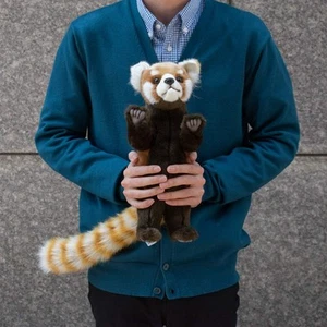 HANSA Red Panda No.37 Animal Stuffed Toy 14in Plush BH7252 New - Picture 1 of 8
