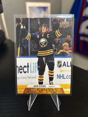 Buffalo Sabres - Jack Eichel - 20/21 UD Series 2 - UD Canvas - #C130 - Image 1 of 2