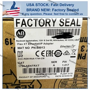 NEW PLC 1794-AENTRXT Ser A Flexlogix EtherNet/IP Adapter New FREE SHIPPING - Picture 1 of 4