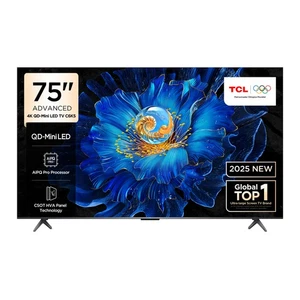 TCL C6KS 75C6KS-UK 190.5 cm 75" 3840 x 2160 pixels QD-Mini LED Smart TV Wi-Fi Me - Picture 1 of 1