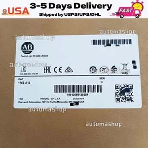 New AB 1756-A13 Series C ControlLogix 13 Slot Chassis PLC AB 1756A13 - Picture 1 of 5