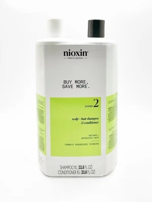 Nioxin System #2 SET Champú y Acondicionador Duo 33.8 OZ, Cada uno Foto 1 de 2