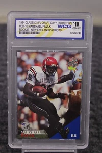 Marshall Faulk rookie Card 1994 Classic NFL Draft # DD-10 Prototype WCG 10 GEM- - Picture 1 of 5