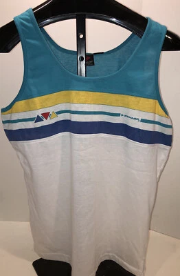 Camiseta sin mangas de entrenamiento Dunlop vintage rara para hombre talla X-GRANDE XL con etiquetas logotipo Foto 1 de 4