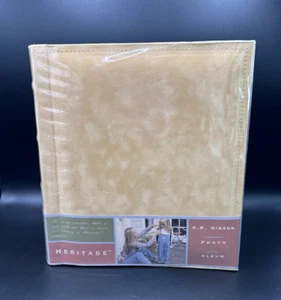 Heritage C.R Gibson album magnetico sicuro per foto 6"" x 8,5"" copertina cucita a mano nuovo - Foto 1 di 15
