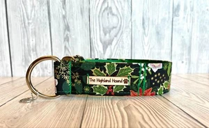 1.5" Yuletide Handmade Fishtail Martingale Dog Collar Greyhound, Whippet - Picture 1 of 7