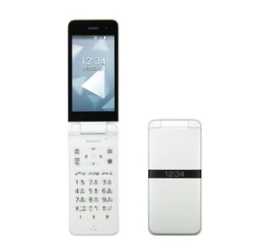 [New] KYOCERA KY-42C DIGNO KEITAI White ANDROID FLIP PHONE UNLOCKED JAPAN - Afbeelding 1 van 8