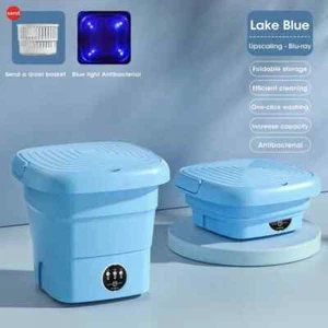 Portable Washing Machine 4.5L Mini Dehydratable Dormitory Sock Underwear Panties - Picture 1 of 25