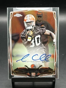 Topps 2014 cromo Isaiah Crowell #225 novato automático radiocontrol - Imagen 1 de 2