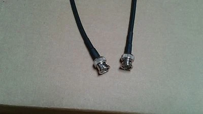 US MADE  RG-58  jumper Coaxial Cable BNC Male to BNC Male, 10 ft.  (50ohm) - Image 1 of 2