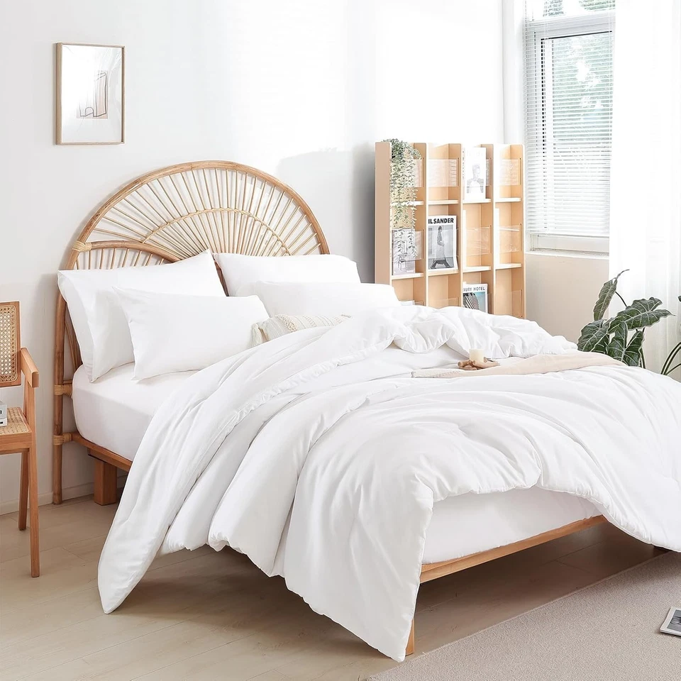  Juego de edredones tamaño king microfibra suave juego de 3 piezas para hombre, mujer  Foto 1 de 4