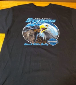 Camiseta Harley Davidson 2006 talla XL Sturgis Black Hills SD 2 caras monte Rushmore - Imagen 1 de 8