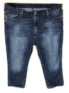 Levi's 541 Jeans Men's 44x32 (fit 42x25) Athletic Fit Dark Wash Denim Flex - Picture 1 of 12