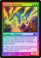 Inferno Elemental FOIL Magic 2010 / M10 NM Red Uncommon MAGIC CARD ABUGames