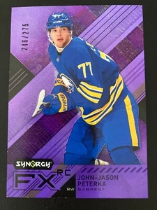 2021-22 Upper Deck Synergy FX Rookies Purple FXR-JP  John-Jason Peterka ed/275 - Bild 1 von 2