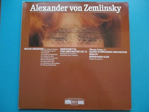 Alexander von Zemlinsky (VINYL) RSO BERLIN - EXCELLENT CONDITION!!! (1982) - Bild 1 von 3