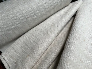 Ballen handgewebtes Bauernleinen , ungebleichtes ,mit Muster  650/39 cm um 1900 - Bild 1 von 5