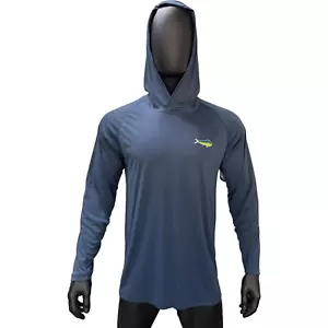 Mahi Jax Long Sleeve Hoodie Shem Creek Collection with 50+SPF sun protection - Picture 1 of 7