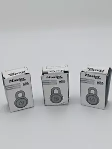 Master Lock Combination Padlock Block Guard Set Of 3 - Picture 1 of 3