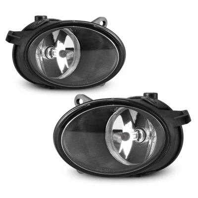 Fog Lights For Audi A6/A6 Quattro 2005-2008 Clear Bumper Driving Lamps Pair - Image 1 of 4