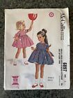 RARE Uncut McCall’s 6897 Girls Dress Sewing Pattern From 1963 Size 5