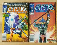 The Saga of Crystar Crystal Warrior #2 #7 Lot (1983 Marvel Comics) Newsstand Ed