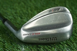 WILSON HARMONIZED LOB WEDGE SOLE GRIND STEEL SHAFT RH 60° 10° ~ L@@K!! - Picture 1 of 9