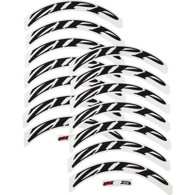 Zipp Decal Set Matte Black Logo Stickers for 808 & Disc Wheels, Aero & Style - Image 1 of 2