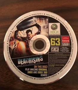 XBOX OFFICIAL MAGAZINE VIDEO DISC #63 DEADRISING - Picture 1 of 1