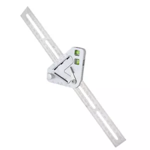 Stainless Steel Carpenter Square Adjustable Square Angle Ruler Level Ruler - Picture 1 of 12