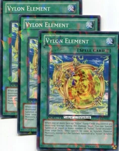 3 X YU-GI-OH VYLON ELEMENT DUEL TERMINAL COMMON N/MINT DT06-EN044 - Picture 1 of 1