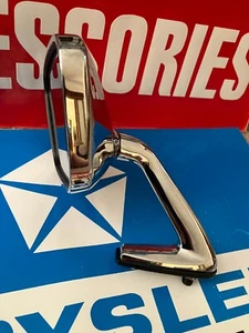 LEFT HAND! Brand New Chrysler Valiant Chrome Mirror VH VJ VK CL Charger Ranger - Picture 1 of 13