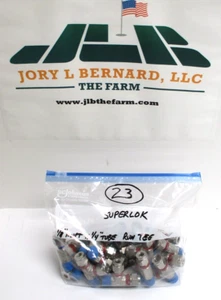 SUPERLOK , 1/8" MNPT X 1/4" TUBE RUN TEE , LOT OF 23 , SURPLUS - Picture 1 of 4