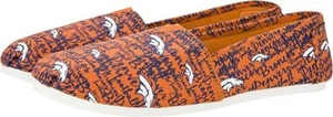 Denver Broncos Logo Women's Fashion Slip-On Shoes - Picture 1 of 1