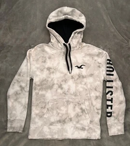 Sudadera Hollister Hombre Talla XS Sudadera con Capucha Blanca Negra SKU #0611 - Imagen 1 de 10