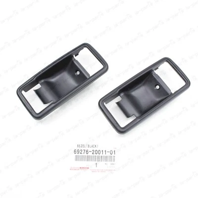 GENUINE FOR TOYOTA LAND CRUISER FJ40  FRONT DOOR INSIDE HANDLE BEZEL SET OF 2  - Image 1 of 4