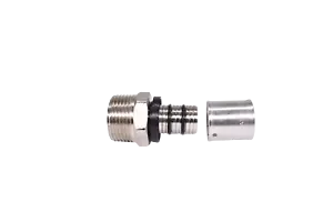 Montaje a presión - Unión recta macho 16-32 mm (certificado WRAS) - Imagen 1 de 1