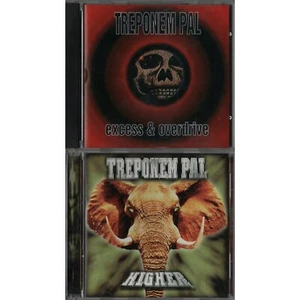 Treponem Pal Music CD Lot Excess & Overdrive Higher 90s Heavy Metal Industrial - Picture 1 of 6