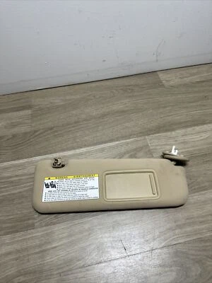 2007 ✅2011 LEXUS ES350 RIGHT PASSENGER SIDE SUN VISOR SHADE Beige CLOTH - Image 1 of 4